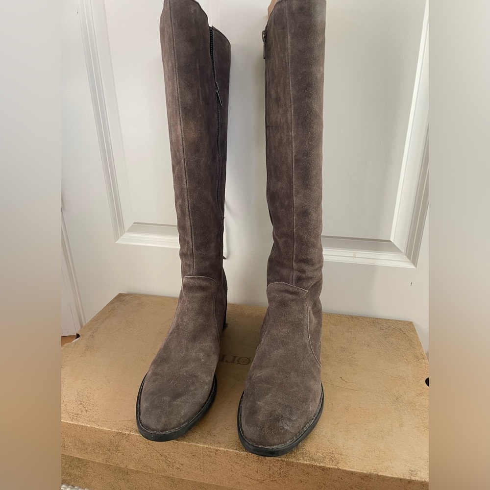 Born Felicia Knee high suede boots